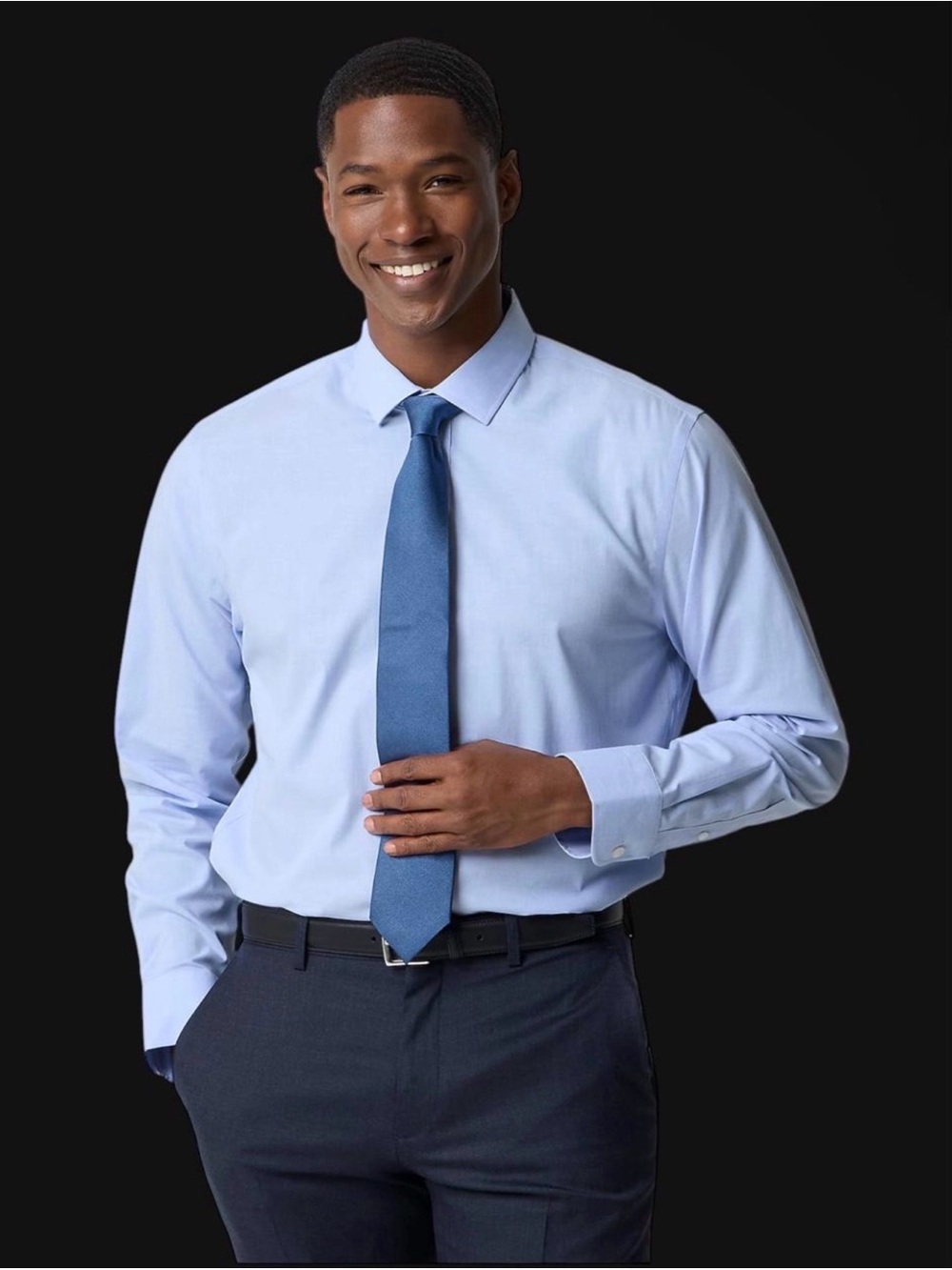 J.Crew Factory Thompson Flex Wrinkle-Free Dress Shirt in light blue Size XL